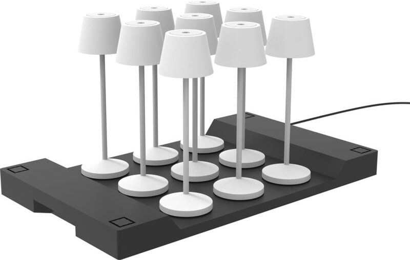 Thumbnail - Tischlampen 9er Set Mit Ladetablett EMILY h25cm