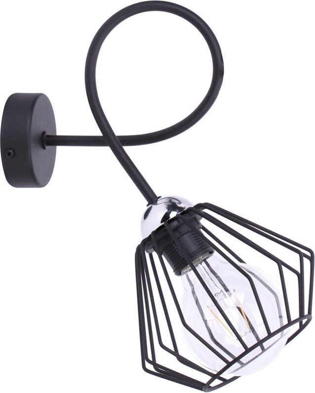 Moderne Loft-Draht-Wandlampe