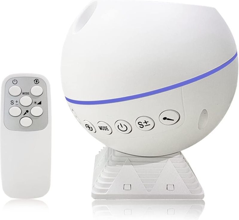 Sternenhimmel-Projektor, Sternenprojektions-Nachtlicht, LED-Galaxienprojektor, Nebel, Sternenhimmel, Wolke, Mond mit Fer...