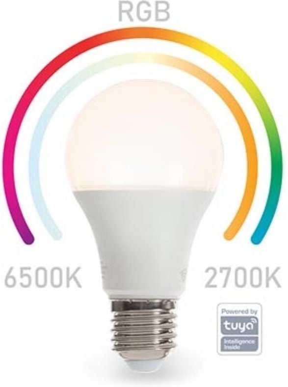 Rgb smart-wi-fi-lampe - KALTWEIß & WARMWEIß - E27 - A60