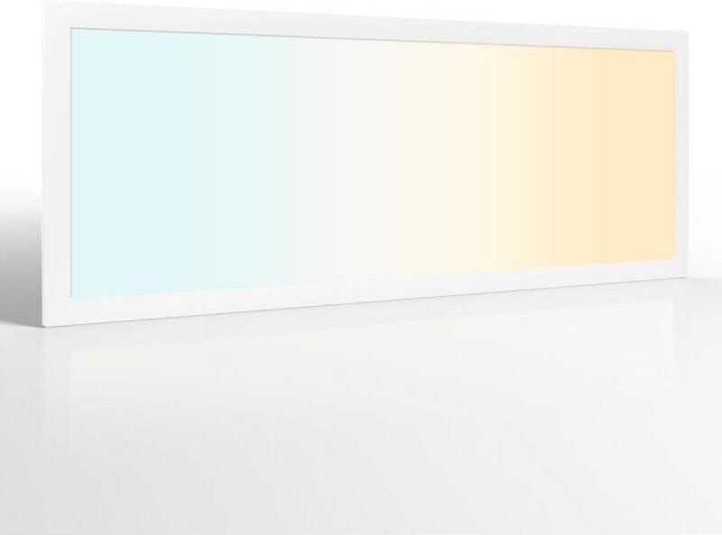 CCT LED Panel 30x80cm 24V 40W Rahmenfarbe weiß