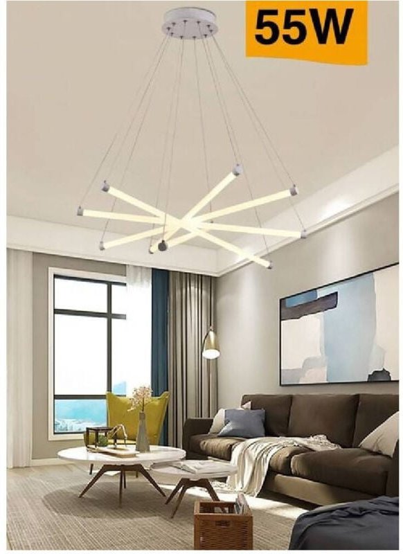 Trade Shop Traesio - Trade Shop - led-stahl modern 55W, um raggi luce fredda natural calda A05-O -