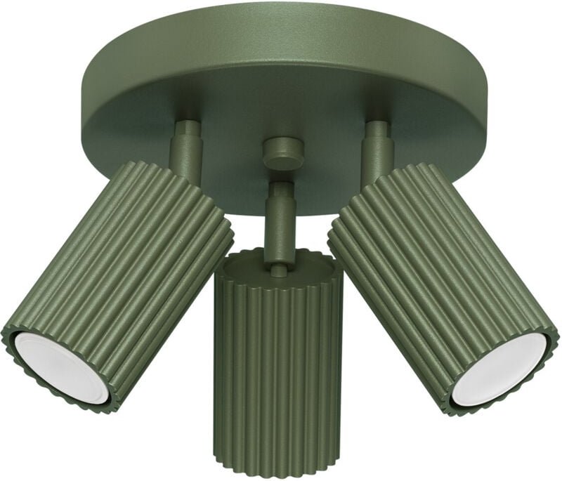 Deckenleuchte Karbon 3xGU10 19.5cm Sollux