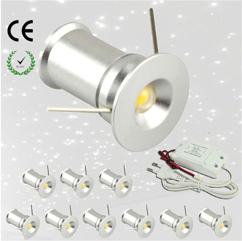 Trade Shop - LICHTPUNKT 9 LED DECKEN STERNENHIMMEL KALTWEISS WARM NATURBLAU 1W -