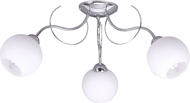 Klassische Deckenleuchte Mit Glas-Led-Schirmen