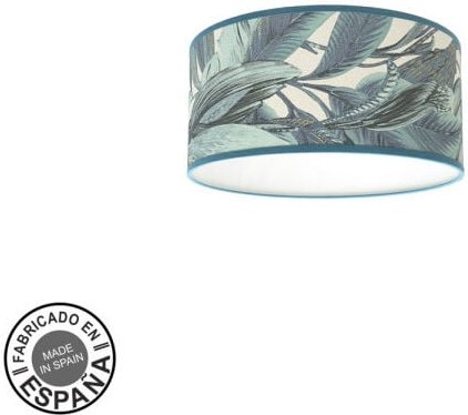 Akunadecor 30 Cm Deckenleuchte Modell Argel Blau Mit Lampenschirm