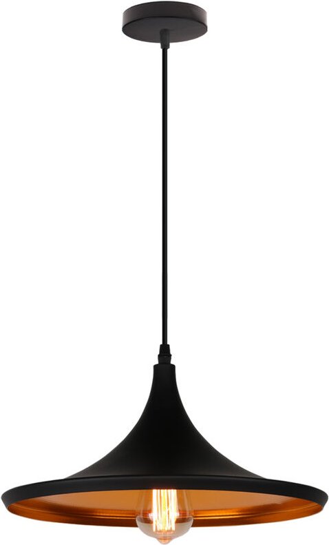 Pendelleuchte, Vintage Hängelampe mit Ø36cm Metall Lampenschirm, Eisen Kronleuchter im Industrielle Stil E27 Fassung für...