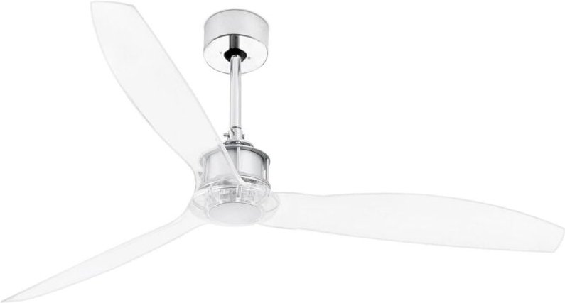 Just fan Deckenventilator transparent ohne Licht IoT