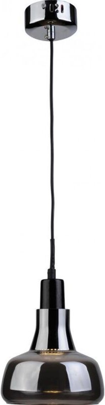 Privatefloor - Deckenlampe - Pendelleuchte - Chrommetall - Mittelgroß - Blake Grau transparent