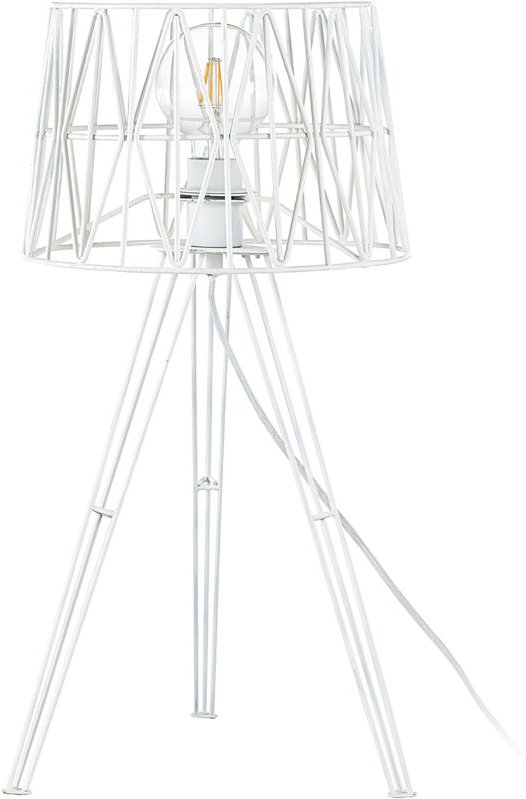 Tischlampe Tess E27 42w Weiß