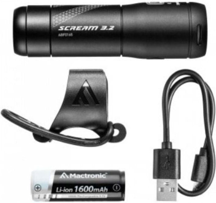Scream 3.2 600lm Wiederaufladbare Fahrrad-Vorderlampe - La-Abf0165