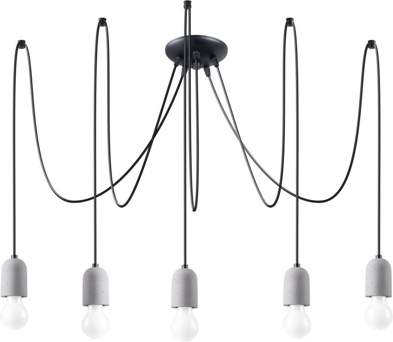 Kronleuchter Neso 5xE27 Neutralweiß 100cm Sollux