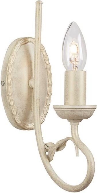 Olivia - 1 Licht Innenkerze Wandleuchte Gold, Elfenbein, E14 - Elstead
