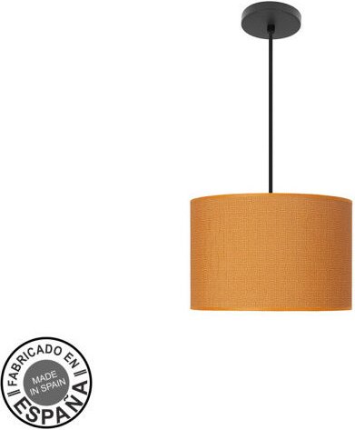 Fashion Anhänger 1xe27 schwarz/orange regx30x30 cm