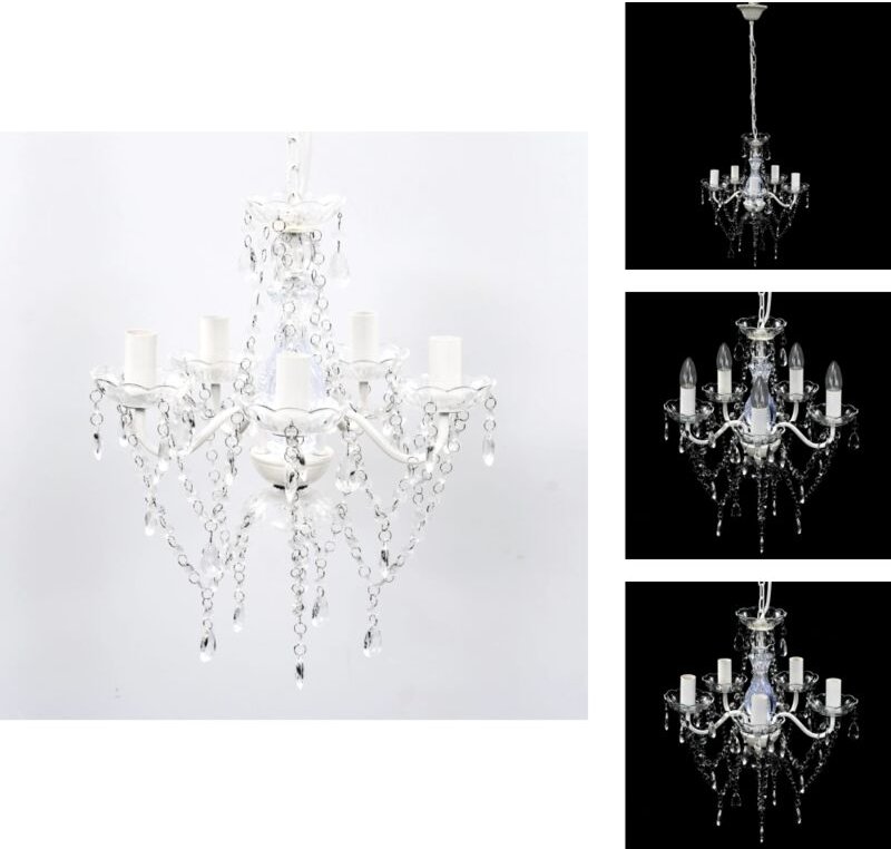 Kronleuchter - Living Kronleuchter 5-flammig Transparent