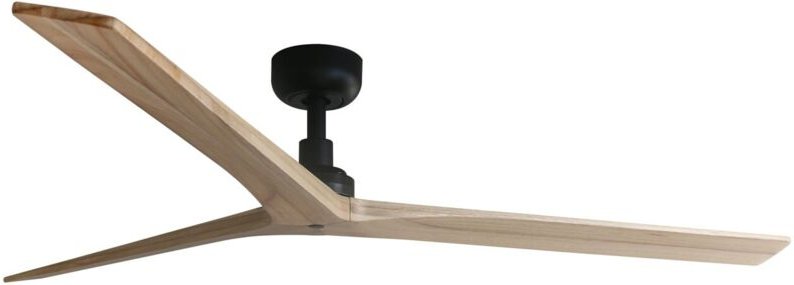 Klim l Ventilator ohne Licht schwarz/Eiche Ø150cm