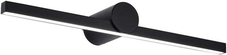 V-TAC 12W LED Spiegelleuchte Schwarz Warmweiß 610100mm IP20