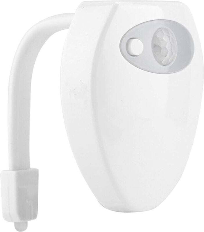 Toilettenleuchte, wiederaufladbare LED-Toiletten-Nachtleuchte mit USB-Anschluss, LED-Toilettenleuchte mit Bewegungsmelde...