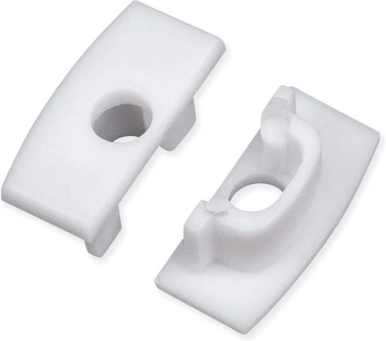 1 Paar Endkappen für LED Einbau-Profil 6x18mm (1649, 4590)