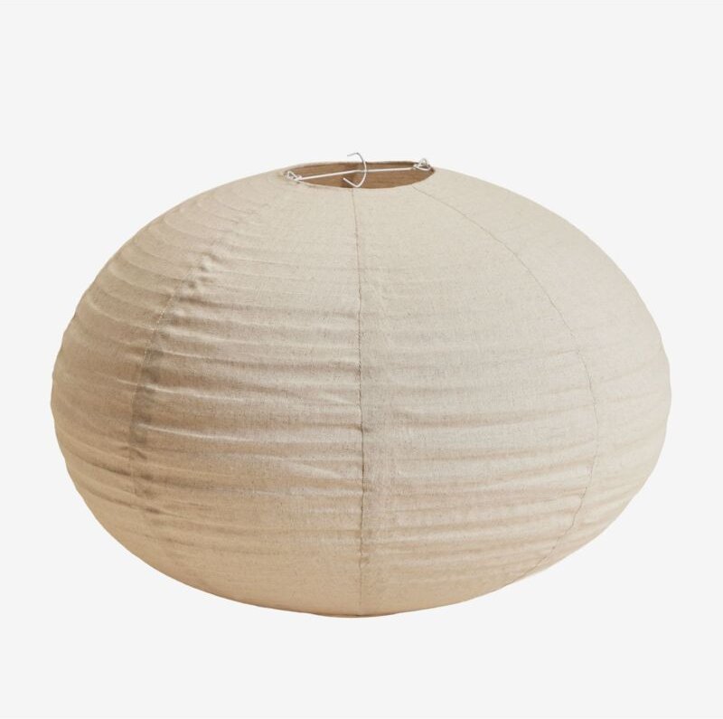 SKLUM Elijah Leinen-Lampenschirm Ø50 cm