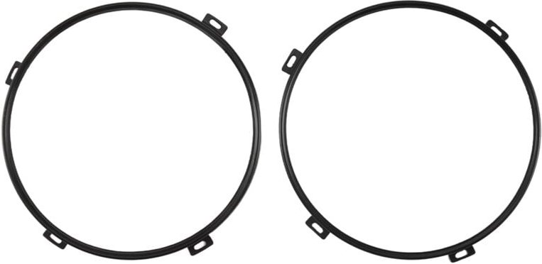 2 StüCke für Jk Tj 07-17 7 Led Scheinwerfer Runde Ring Halterung Lampenfassungen Schwarz