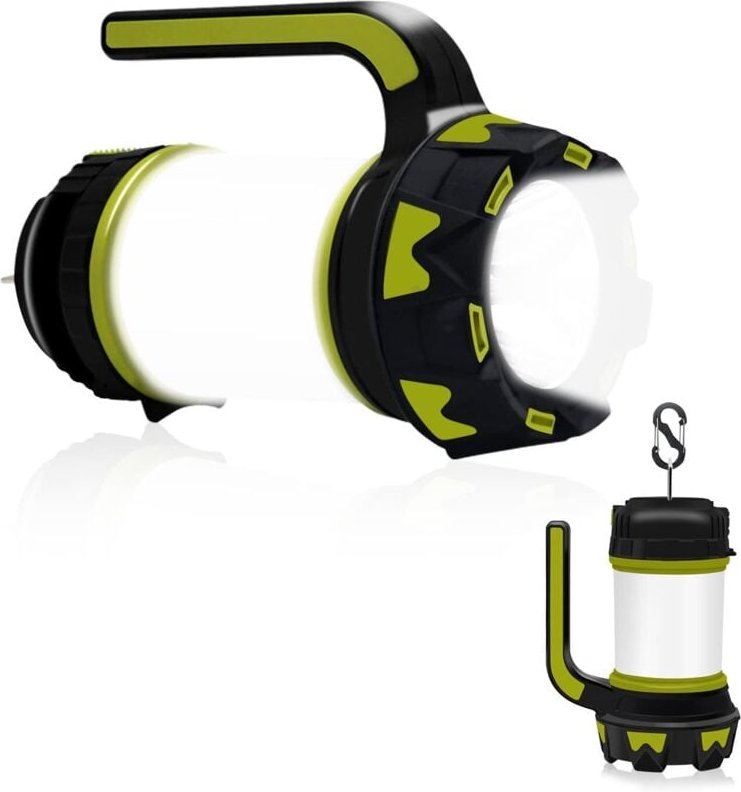 Die LED Camping Laterne, Leistungsstarke Campinglampe 1000lm, Einstellbare Helligkeit, Wasserdichte Campingbeleuchtung, ...