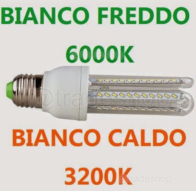 Trade Shop Traesio - Trade Shop - Neu led lampe e27 3014 smd 7W kalt weiß und warm weiß -