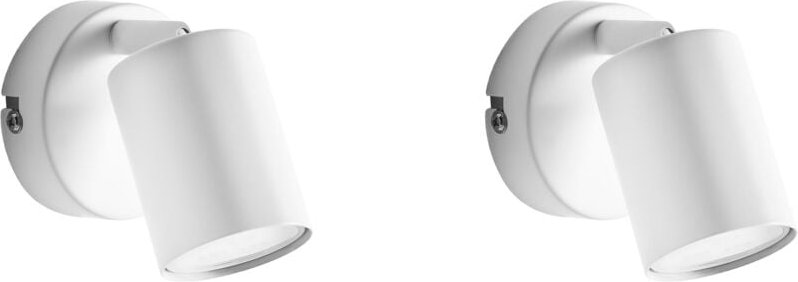 Wandlampe 2er Set NYANDO Metall Weiß