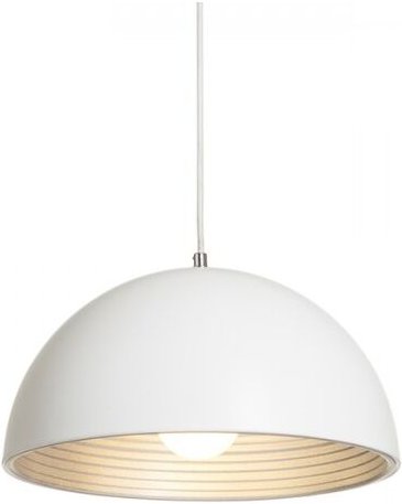 Hängeleuchte carissima 40 weiß matt/silbergrau 230 E27 42W