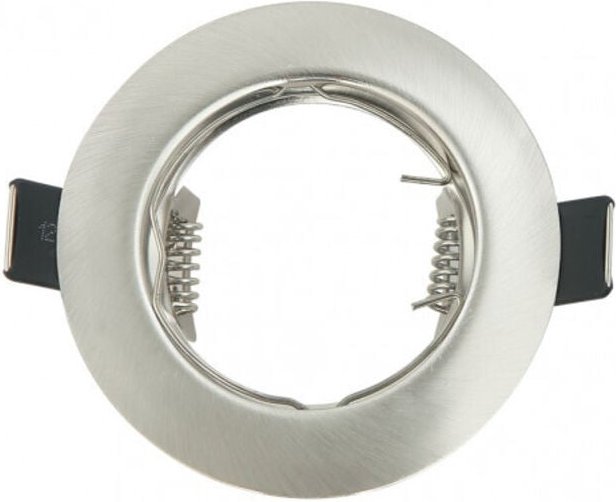 Fabrilamp - fab 14428FR03 Vertieft Magura 1xgu10 Rund Nickel 2,5x8x8 Cm Schneiden 7 Lampenfassungen Inklusive