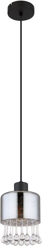 Pendelleuchte Hängelampe Esszimmerleuchte Deckenlampe Glas Kristalle D 15 cm