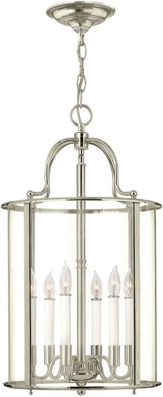 Thumbnail - Gentry - 6 Candle Large Pendelleuchte - Nickel poliert - Elstead