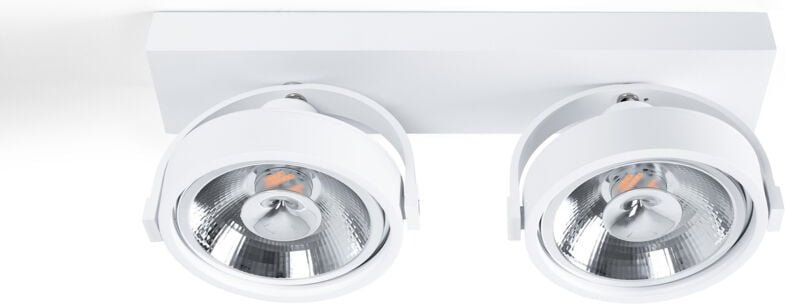 Doppelter verstellbarer Deckenstrahler IRIS + 2 AR111 GU10