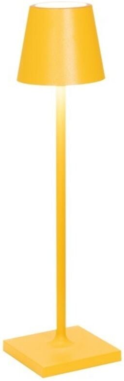 Poldina Pro Micro Ocker, wiederaufladbare und dimmbare LED-Tischlampe – 1,8 w, 2200–2700–3000 k - Zafferano
