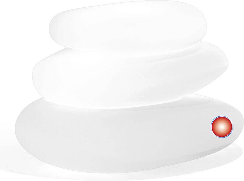 Gartenmöbelzubehör Lampe 75X62X47 h mod. Eden Bright Rote Lampe