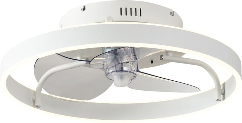 Deckenventilator weiß 50cm inkl. led Dimmbar mit Fernbedienung - Maddy