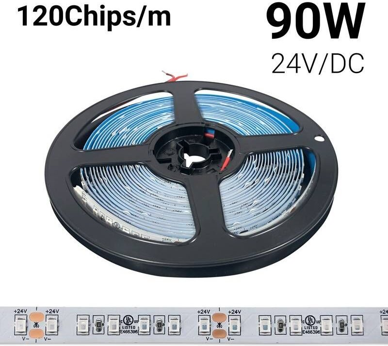 LED-Streifen 24V dc - 18W/m - Farben - 10 mm - IP20 - 5 Meter