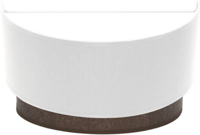 Wandleuchte tatiana 1xe27 weiß-oxyd 17x30x15 cm