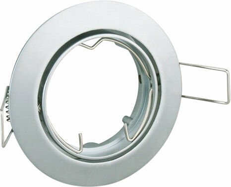 Electro Dh - Runder Nickel-/Matt-GU10-Glühlampenabschlussring 12.672/B/Z/NI 8430552106011