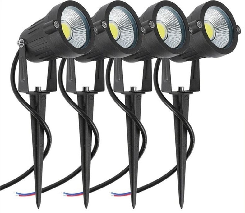 Tlily - Packs Garten Spot Lichter Outdoor Landschaft led Lampe Pathway Yard Wasserdicht