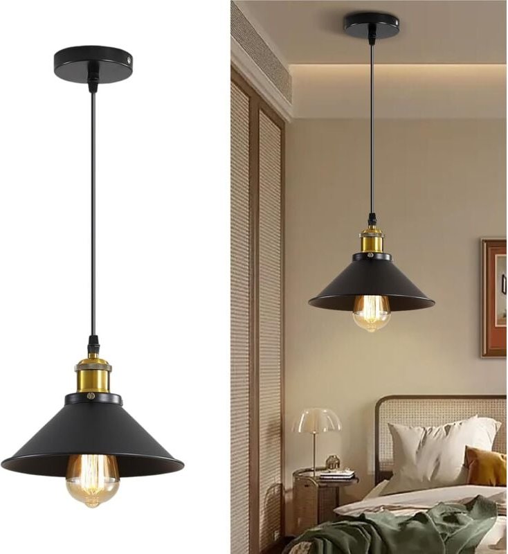 Industrielle Pendelleuchte aus Schmiedeeisen für Kücheninsel, Bauernhausdekor, verstellbare Pendelleuchte aus Metall, De...