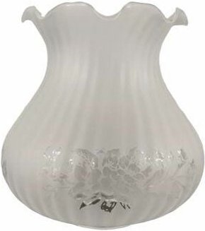 Matter CRISTINA Glaslampenschirm 14x13cm Mund 5cm