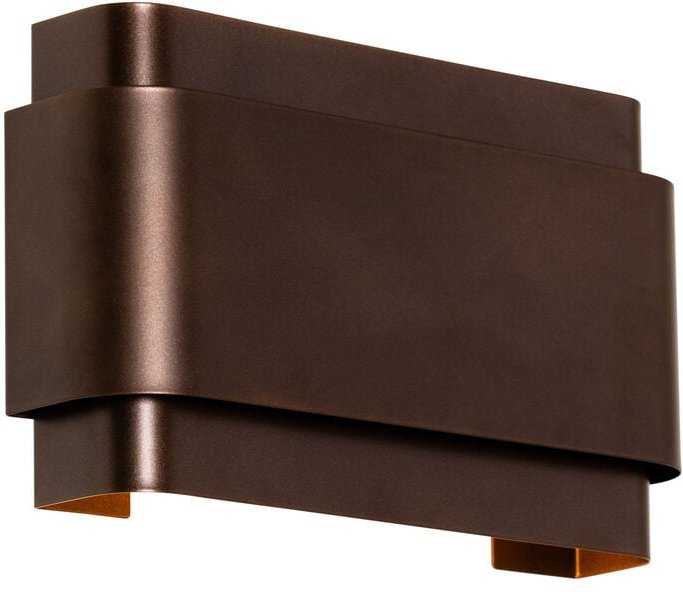 Industrielle Wandleuchte dunkelbronze 2-flammig - Coen