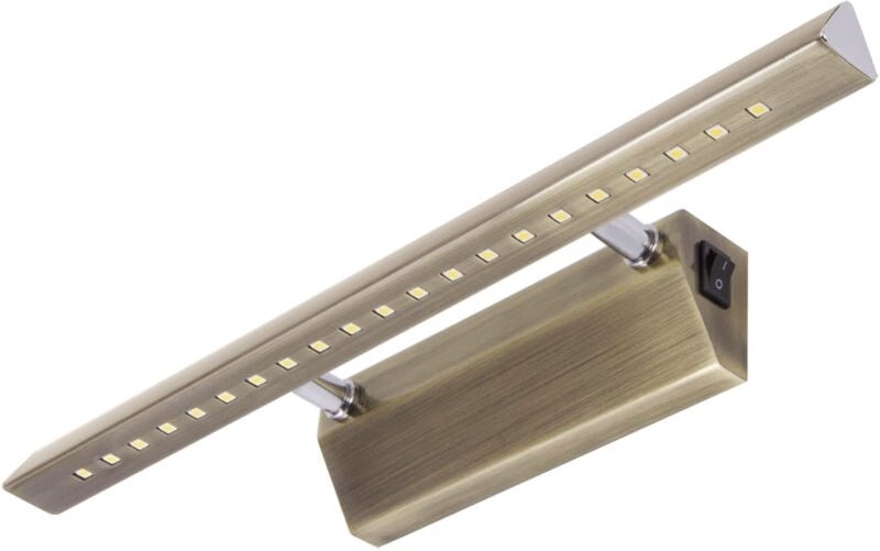 RITON LED 4W 3900K IP20 antike Kupfer-Bilderwandleuchte