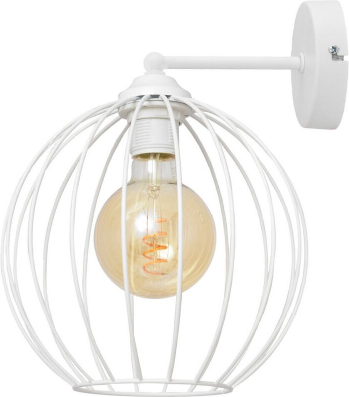 Mercure Wandleuchte Weiß 26cm - Helam