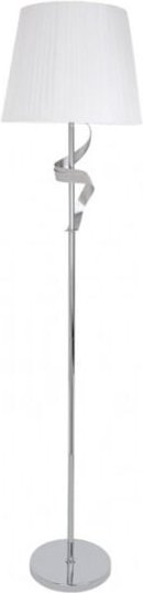 Akunadecor Baeza Serie Stehleuchte In Chrom Weiß Bildschirm