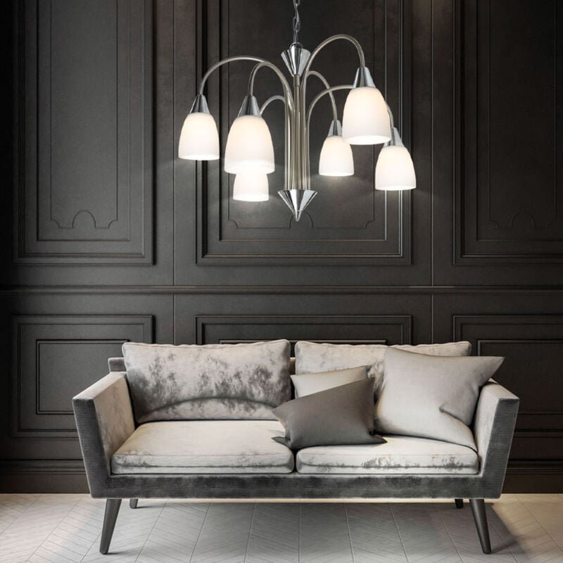 Wofi - led Design Pendel Leuchte 30 Watt Hänge Lampe Küchen Kronleuchter 5453.06.54.0000