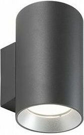 Wandleuchte aus Aluminiumdruckguss mit transparenten Glasdiffusoren - 20W, 2120 Lumen, warmes Graphitlicht