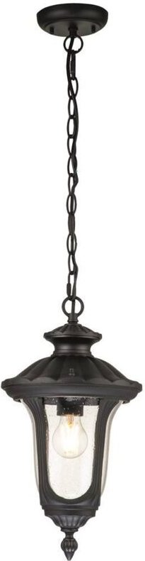 Elstead - Chicago Outdoor-Pendel-Deckenleuchte Strukturiert Schwarz, IP44