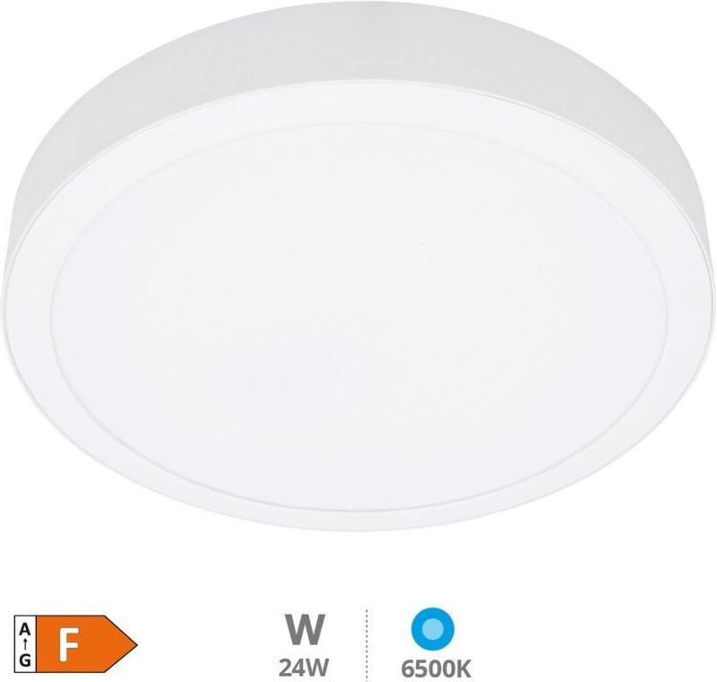 Bogur 24W 6500K Weiß Runde LED-Oberflächen-Downlight